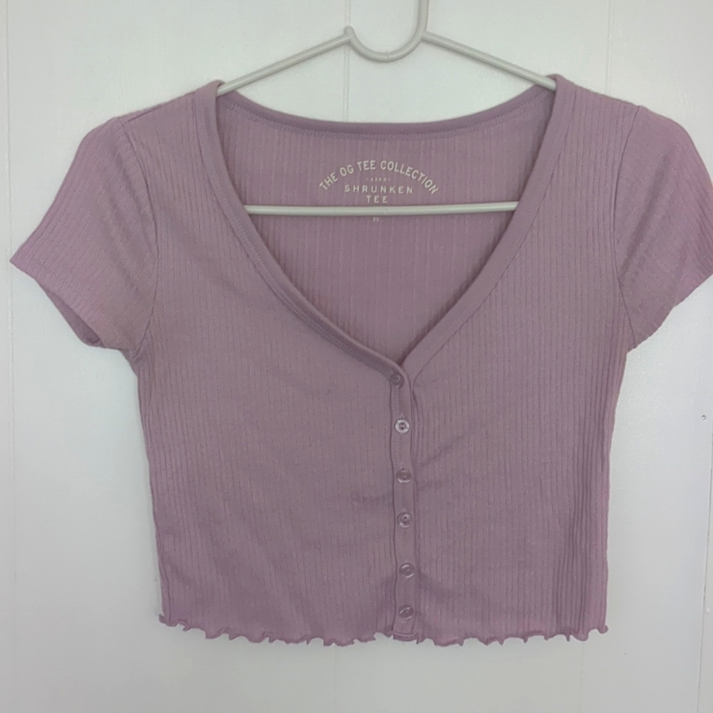 Lavender purple Baby Tee